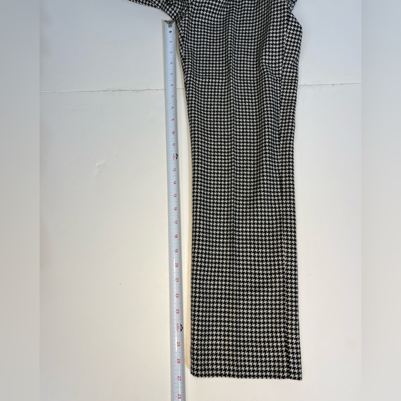 Polo Ralph Lauren Houndstooth Black and White Dress Pants Wool Blend Trousers - Picture 9 of 11